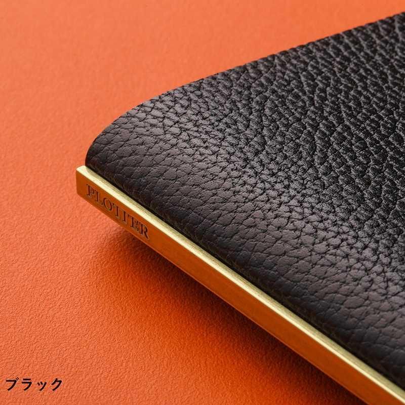 通販] PLOTTER 6穴リングレザーバインダー シュリンク オレンジ