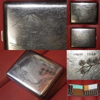 50'S☆スーベニア☆シガレットケース☆25☆ビンテージ☆タバコ入れ