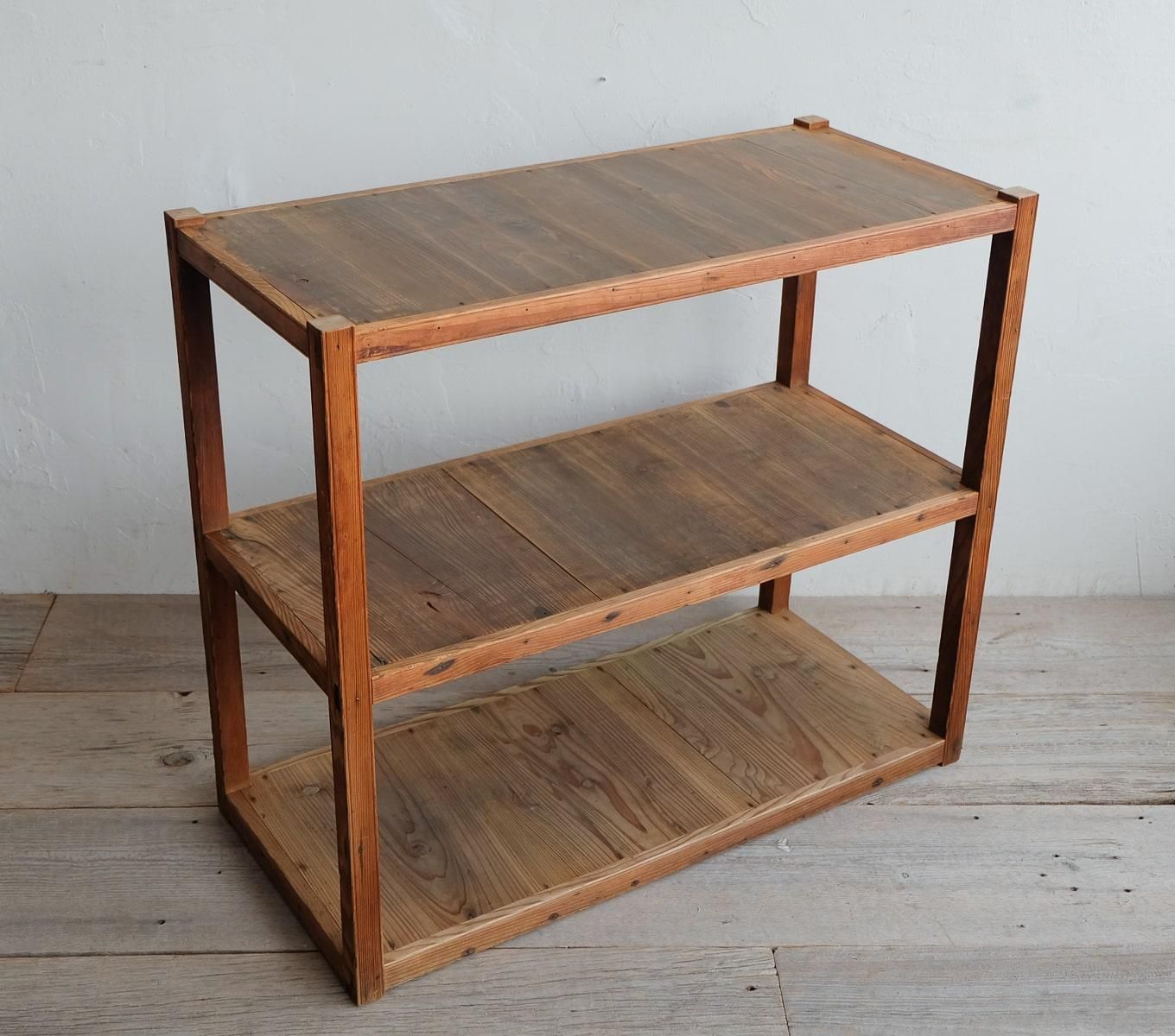 アンティークの三段のオープンラック | ライフスタイルショップICCA