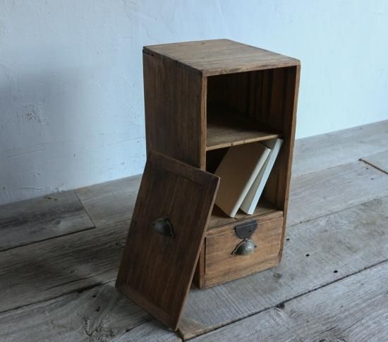 1011 ケンドン式 収納棚 飾り棚 ケース 古家具 古道具 レトロ