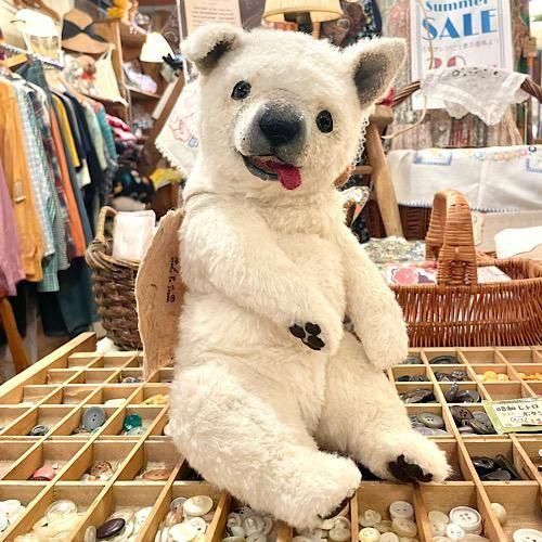 国内作家様 シロクマ テディベア ぬいぐるみ 金井二一奈様 アート
