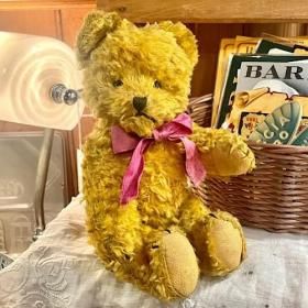 イギリス1940〜'50年代 ＊ ビンテージベア ＊ 21cm ＊ 味わい深い