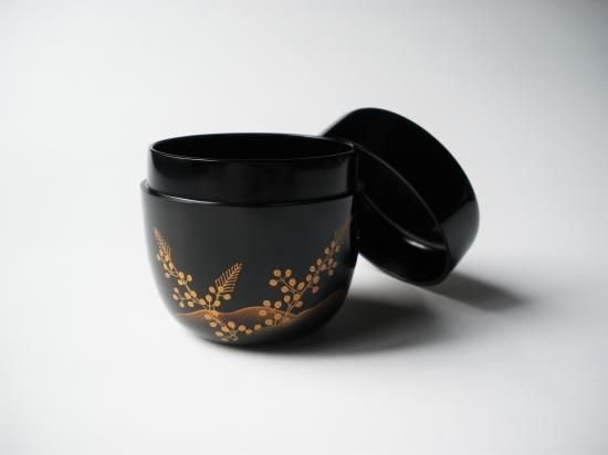 秋草蒔絵中棗 (共箱)智斎 - 茶道具販売 栗林園