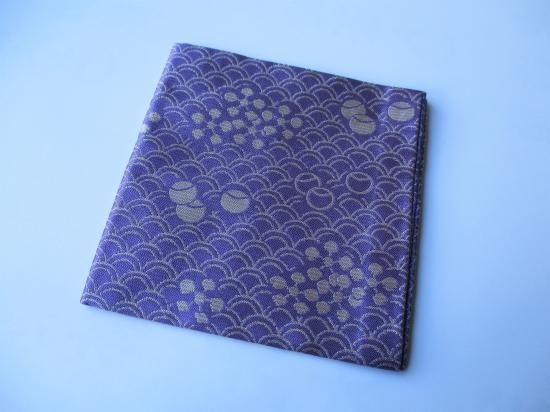 利休四百年忌三千家好 利休梅ツボツボ蜀巴服紗 (畳紙)土田友湖 龍村