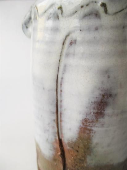 萩焼 耳付花入 (共箱)渋谷泥詩 - 茶道具販売 栗林園