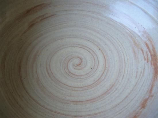 堀内宗完宗匠書付万古焼 御本花三島茶碗 銘「直心」 (共箱)松古窯