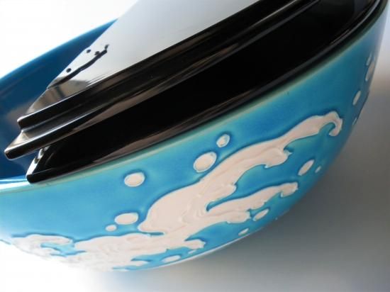 浅黄交趾 荒磯波平水指 (共箱) 中村翠嵐 - 茶道具販売 栗林園