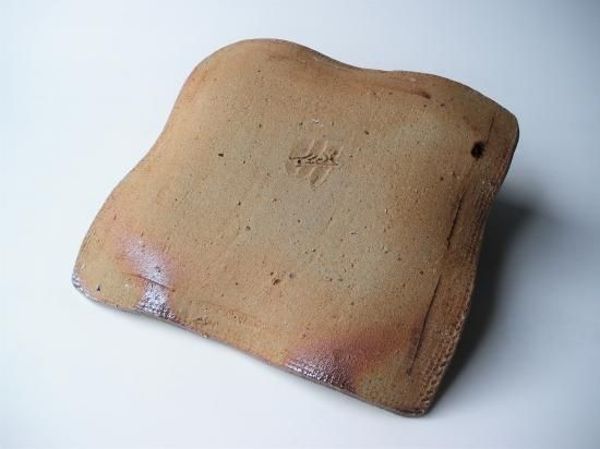 朝鮮唐津 四方皿 (共箱)井上東也 - 茶道具販売 栗林園