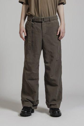 The Viridi-anne GARMENT DYE COTTON WIDE PANTS VI-3787-04 - ザヴィ