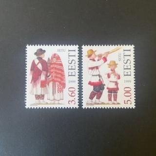 2686 外国切手 エストニア 1990年代 教堂建物 シリーズ 7種 未使用