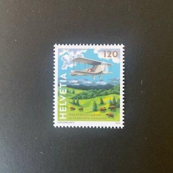 スイスの切手・2024年・特別郵便100年