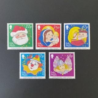 4518 外国切手 ガーンジー 1985年クリスマス シートおしゃれデザイン