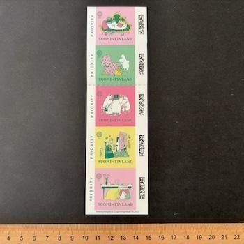 フィンランドの切手・2025年・ムーミン80周年（5）セルフ糊