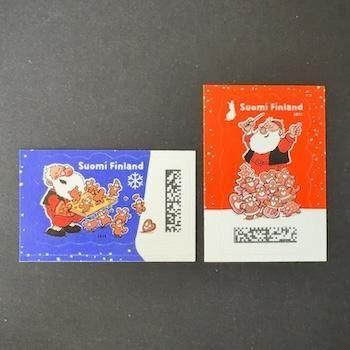 フィンランドの切手・2025年・クリスマス（2）セルフ糊
