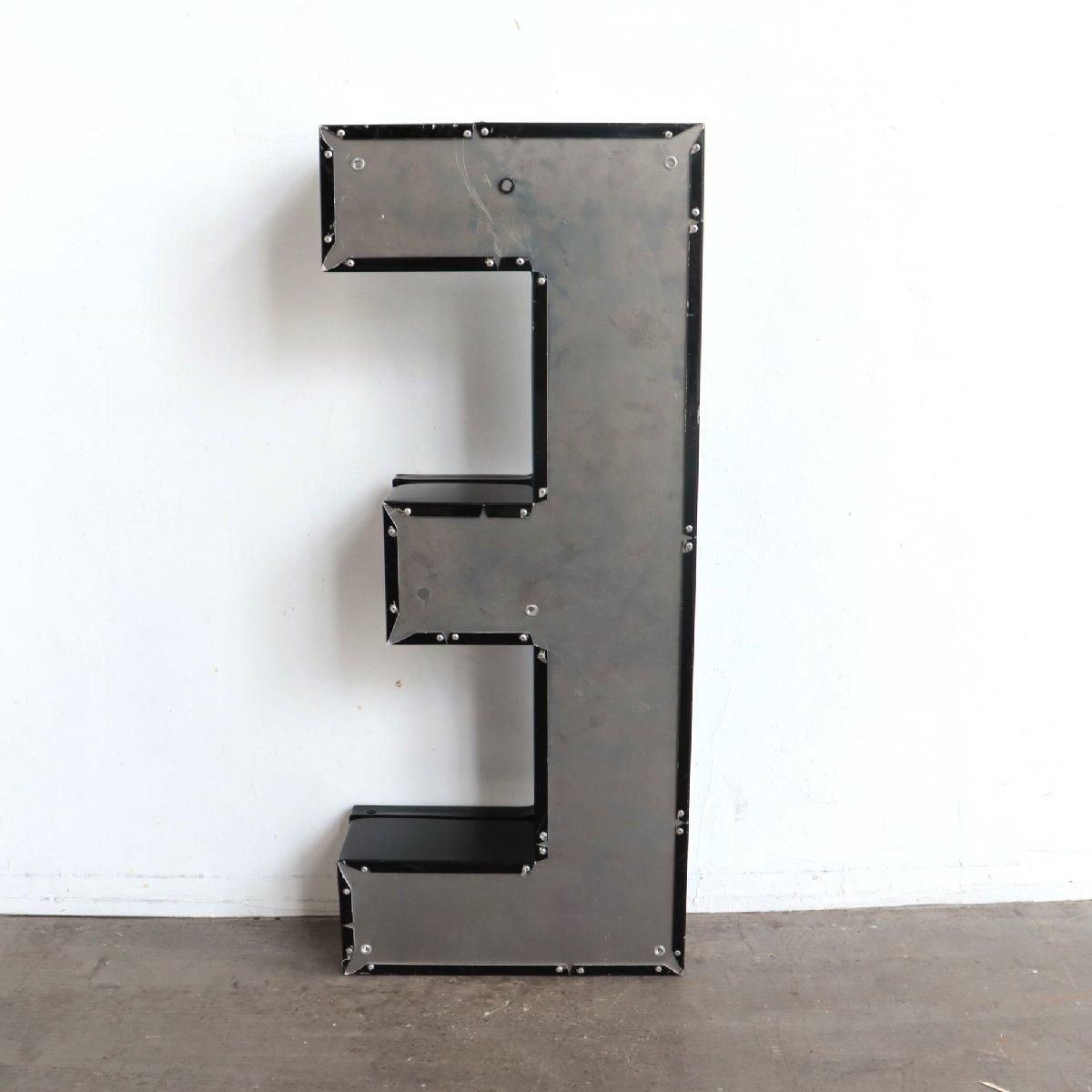 アメリカ ヴィンテージ アルファベットサイン E ディスプレイ 立体看板