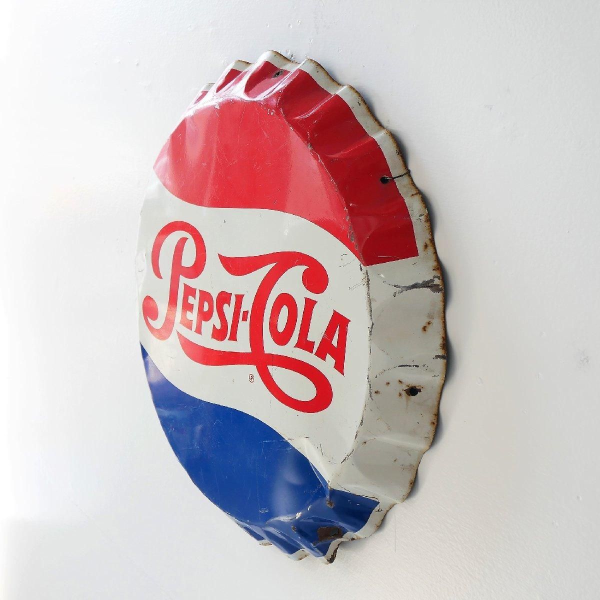 ヴィンテージ ペプシコーラ 看板 アメリカ PEPSI-COLA