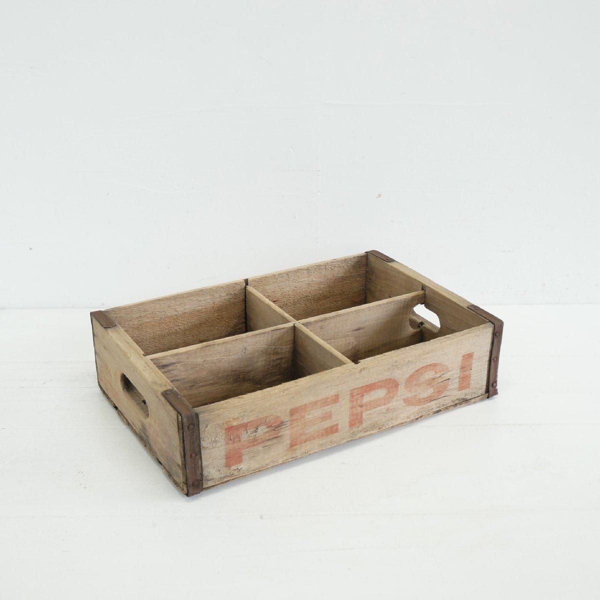 PEPSI-COLA 木製ボックス 1898年デザインビンテージ