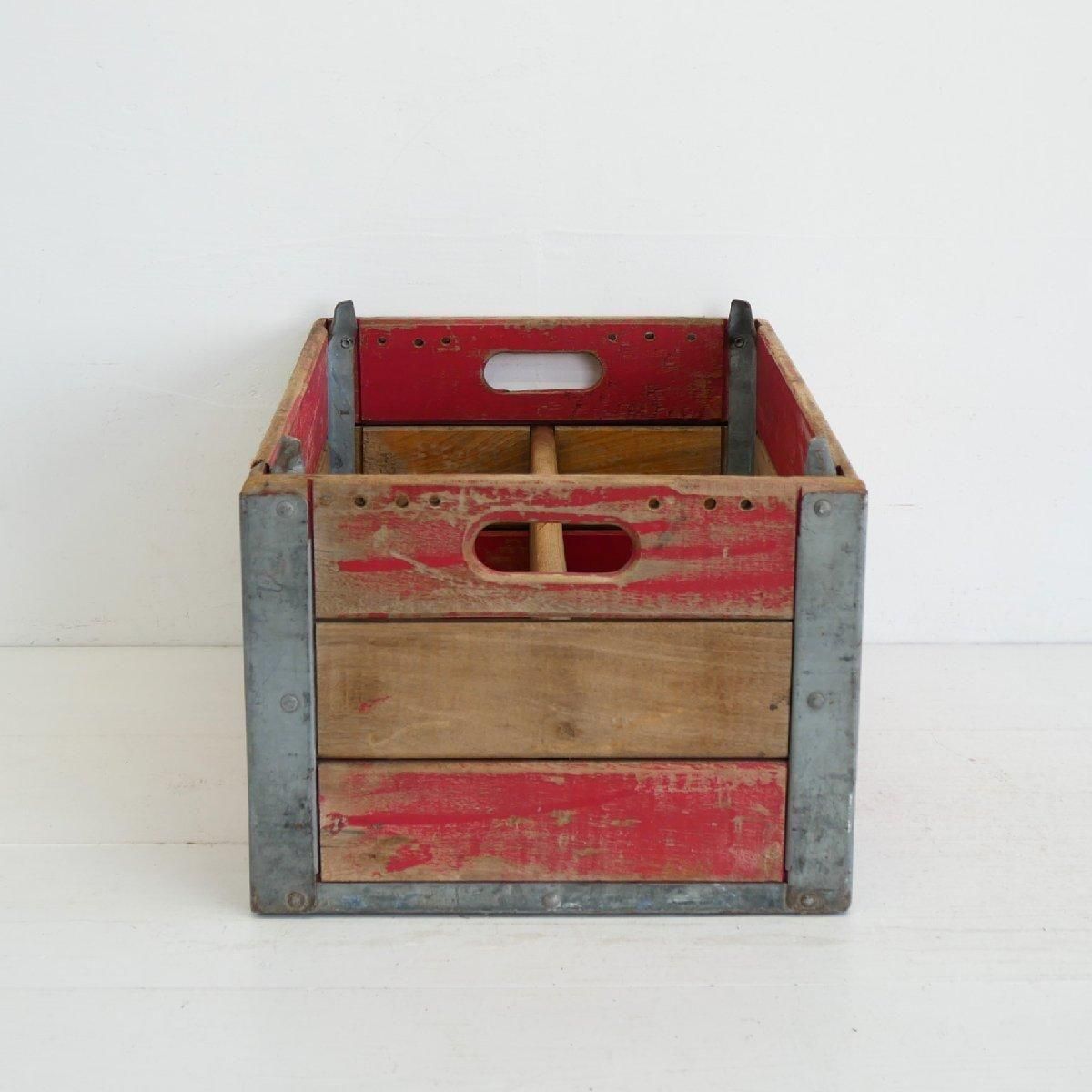 ヴィンテージ 木箱 ミルククレート 運搬箱 -通販-ローズボール