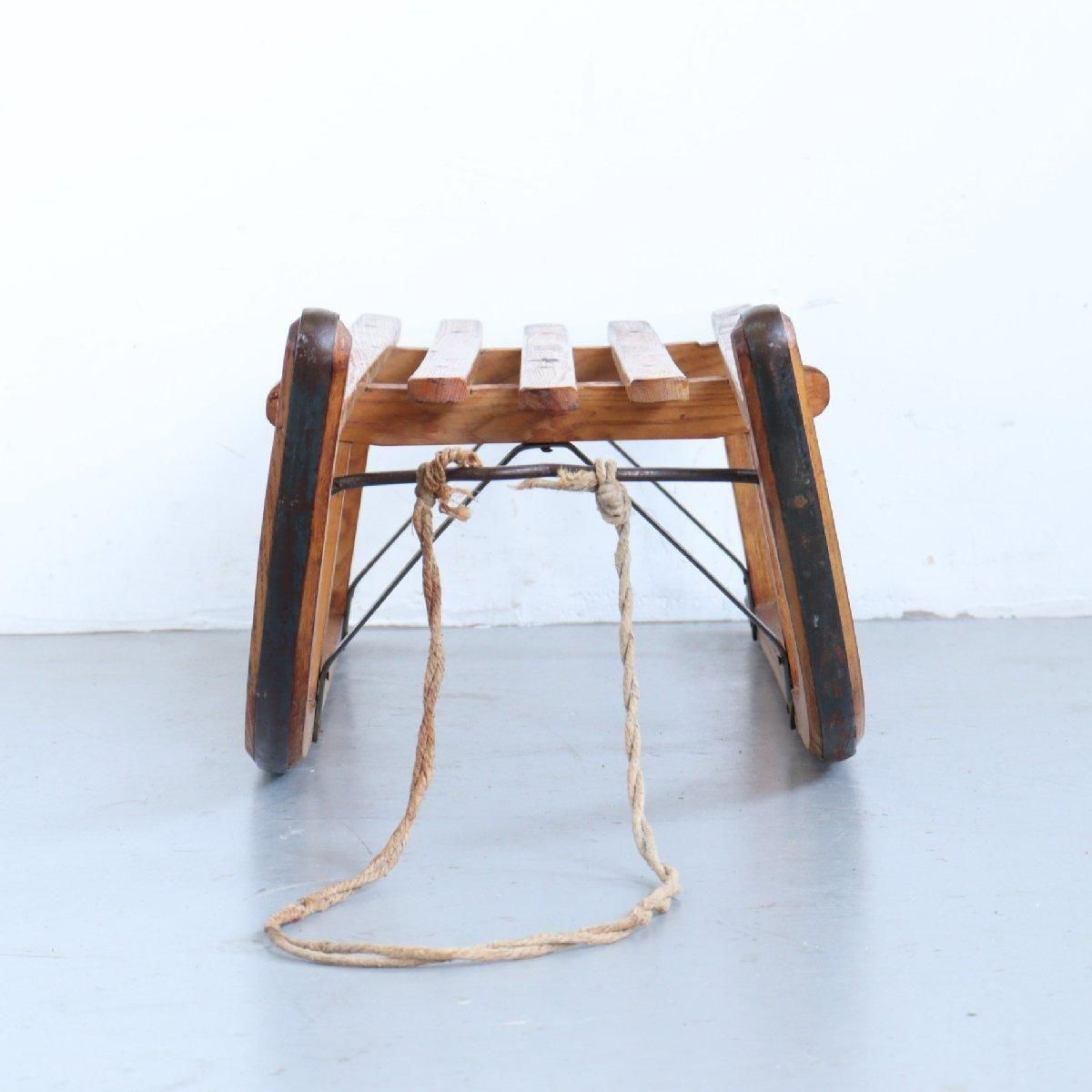 30s 40s DAVOS 木製 ソリ -通販-ローズボールアンティークス