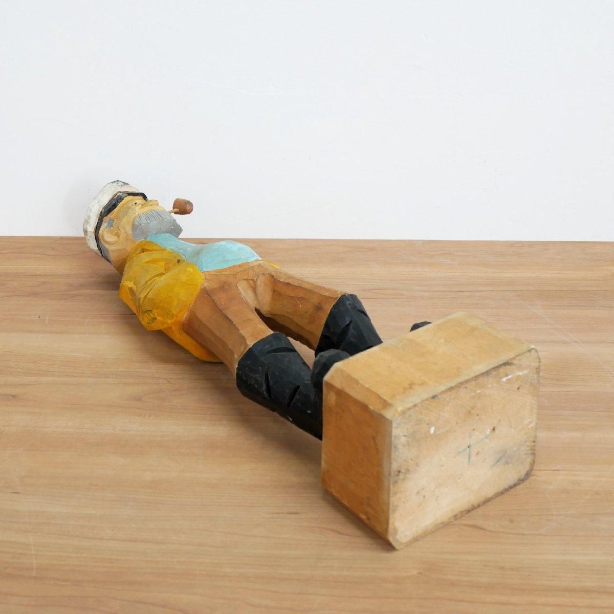 ヴィンテージ マドロス人形 木彫り 船長 -通販-ローズボールアンティークス