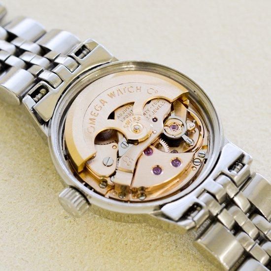 OMEGASeamaster自動巻き シーホース刻印アンティーク レディース