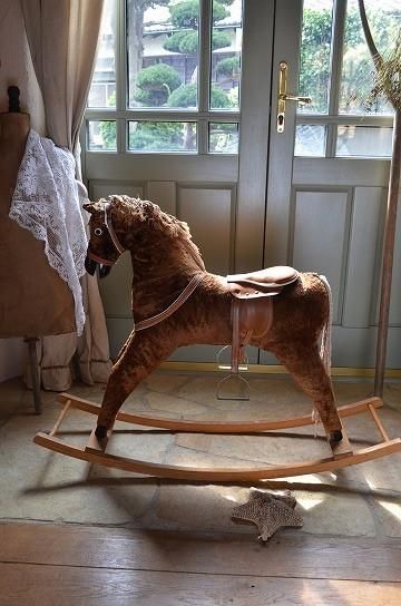 アンティークロッキングホース木馬【パディントン】｜アンティーク家具