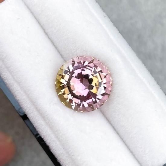 No1 ナイジェリア産バイカラートルマリン 5.396ct JGGL鑑別付