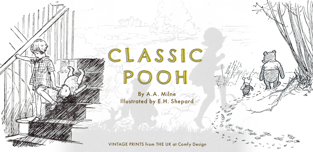 クラシックプー classic pooh 絵画 3点セット クラシックプー classic