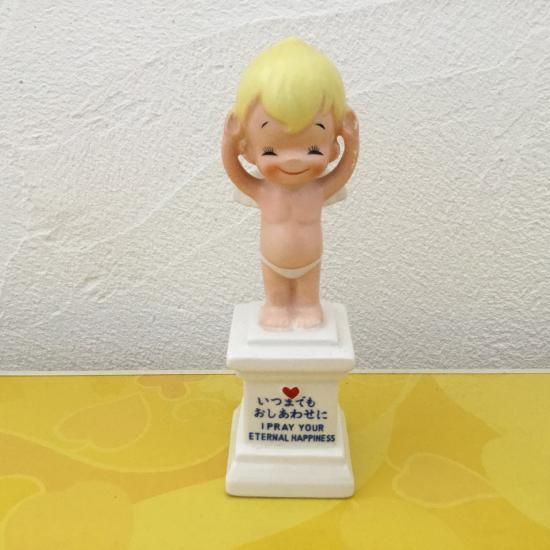 内藤ルネ【RUNE】 陶器製天使の置物