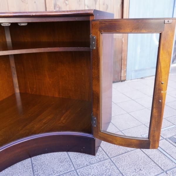 カリモク コロニアル コーナーラック アンティーク ビンテージ ラック