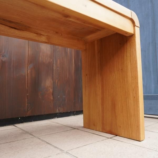 USED/カリッジマーケット チーク無垢材 サイドテーブル ベンチ 北欧