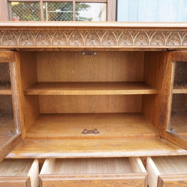 希少 葉山ガーデン 勇峰工芸 花柄サイドボード キャビネット フラワー