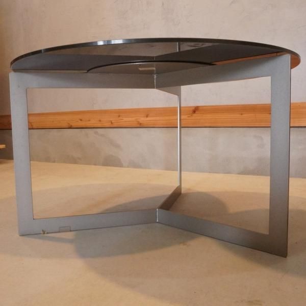 パウモナ Pamouna リビングテーブル TU サイドテーブル 鏡面仕上げ円