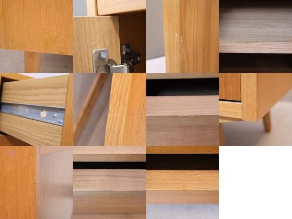 廃盤品】unico ALBEROアルベロ キャビネット 北欧ナチュラルスタイル