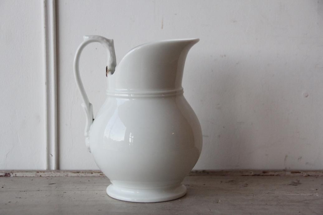 フランスアンティーク 鎹留め ピッチャー/水差し - L'atelier Brocante