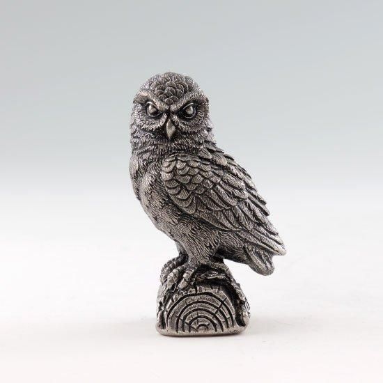 ズニ族 陶器 人形 フクロウ ビンテージ 1940年代 プエブロ USA ズニ族