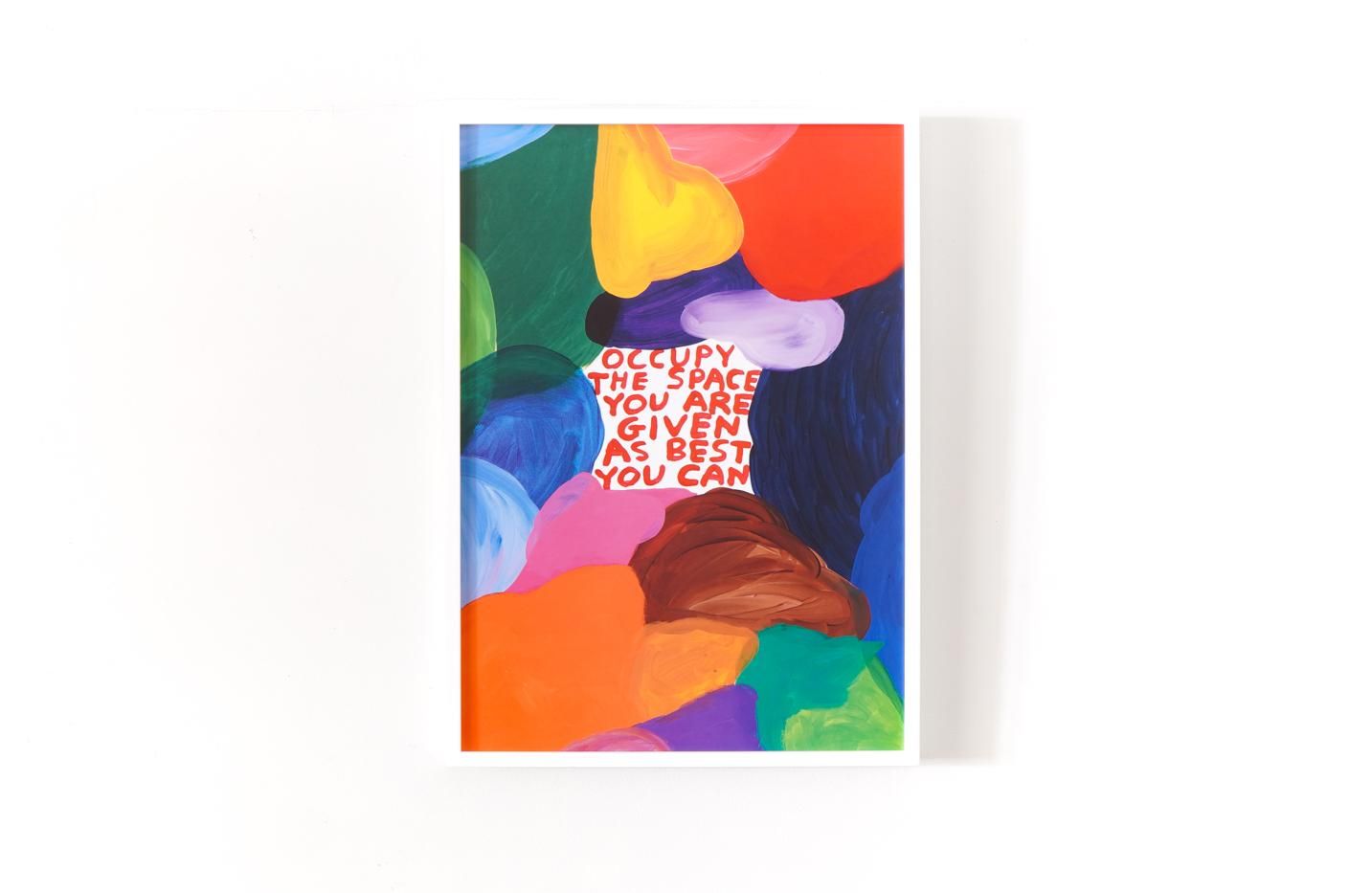 David Shrigley / OCCUPY THE SPACE YOU ARE GIVEN - イラスト