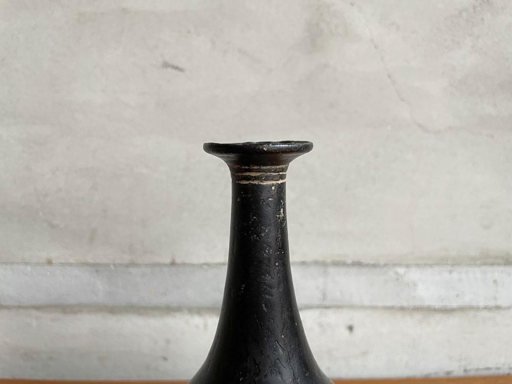 安齋賢太 花器 一輪挿し 安齋賢太 花器 一輪挿し 黒 黑 花器 | Works