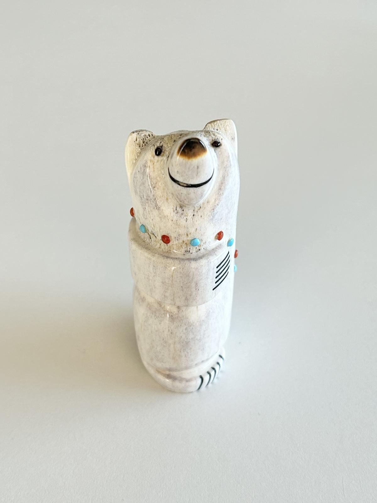 mamama様 インディアンジュエリー ズニ族 クマ サンフェイス mamama様