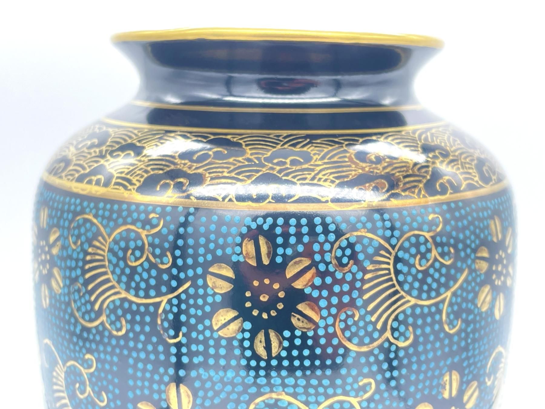 九谷焼 青の陶器 花瓶 2025年最新】Yahoo!オークション -九谷焼 花瓶