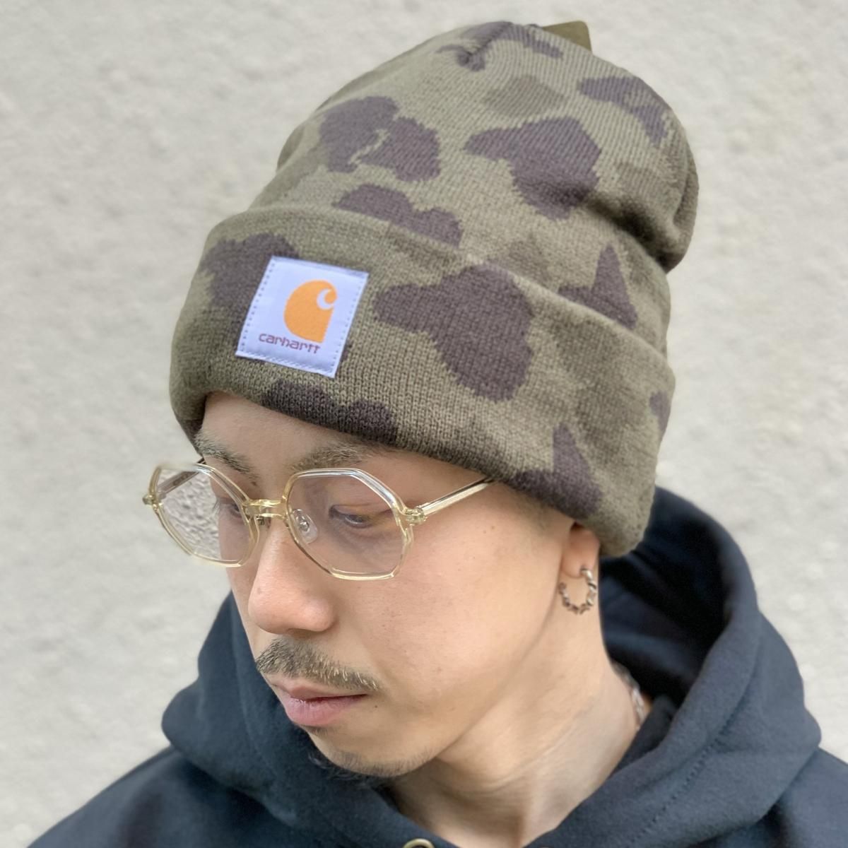 新品 US企画 Carhartt Camo Watch Hat (TARMAC/DUCK CAMO) カーハート