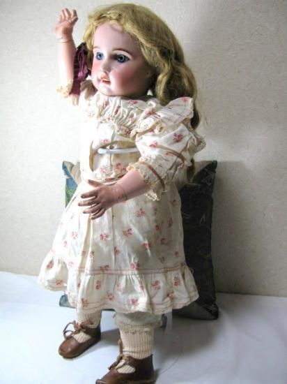 アンティーク ビスクドール SFBJ Jumeau ジュモー9号 オールORG 52cm