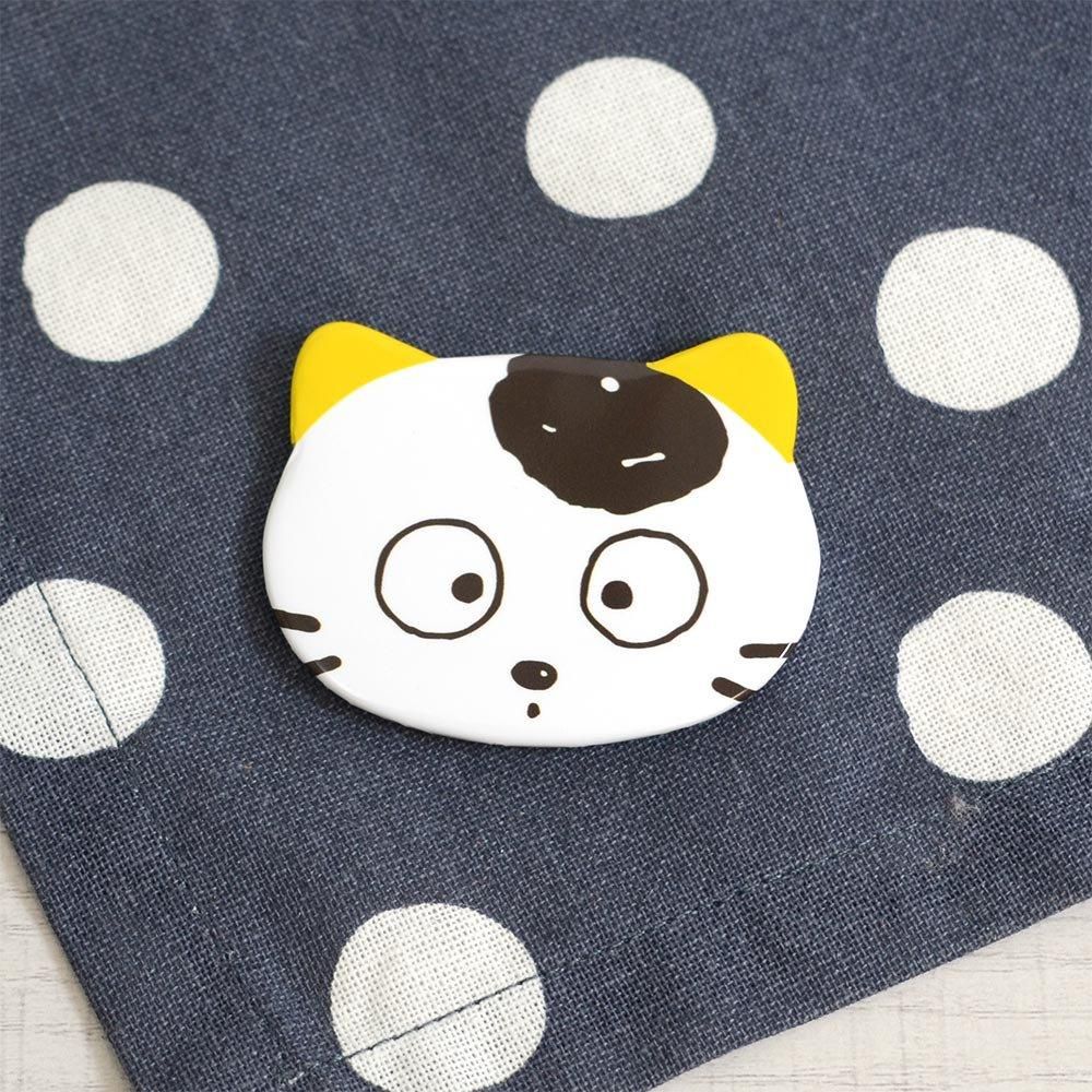 ねこ型缶バッジ（タマ）TA - タマ＆フレンズ 公式オンラインショップ