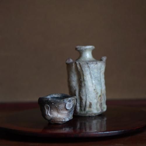 伊賀ぐい呑（共箱付） 新歓嗣【Galleryてとて】