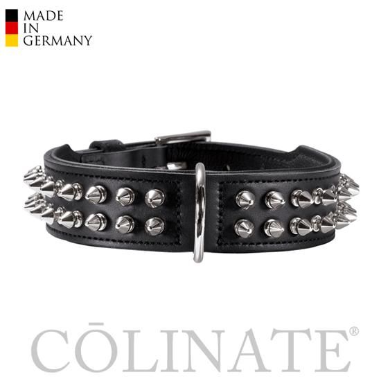 大型犬・超大型犬用 スタッズ首輪 カウレザー 最高級本革【パンク/Punk