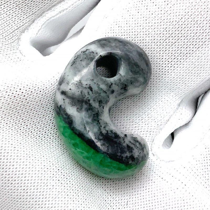 糸魚川翡翠 勾玉 巴型 】 糸魚川産翡翠, ひすい, ヒスイ, Jade, 限定品