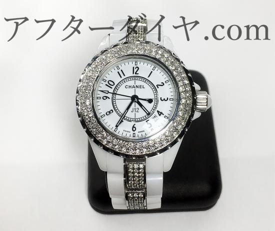 オーダー品】CHANEL シャネル J12 レディース用 天然ダイヤ アフター
