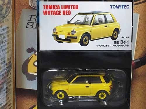 トミカリミテッドヴィンテージNEO 日本車の時代6 日産Be-1キャンバス