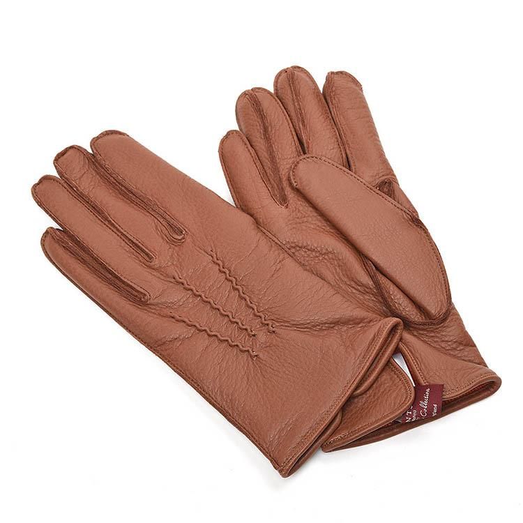 デンツ イエロー レザー ファインレザー カシミヤライニング デンツ