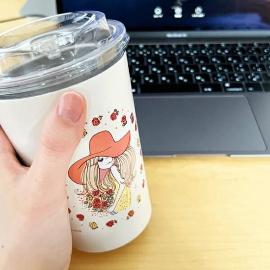 水森亜土 2way ステンレスタンブラー M 亜土ちゃん タンブラー マグ